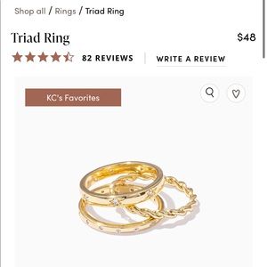 Uncommon James Triad Ring